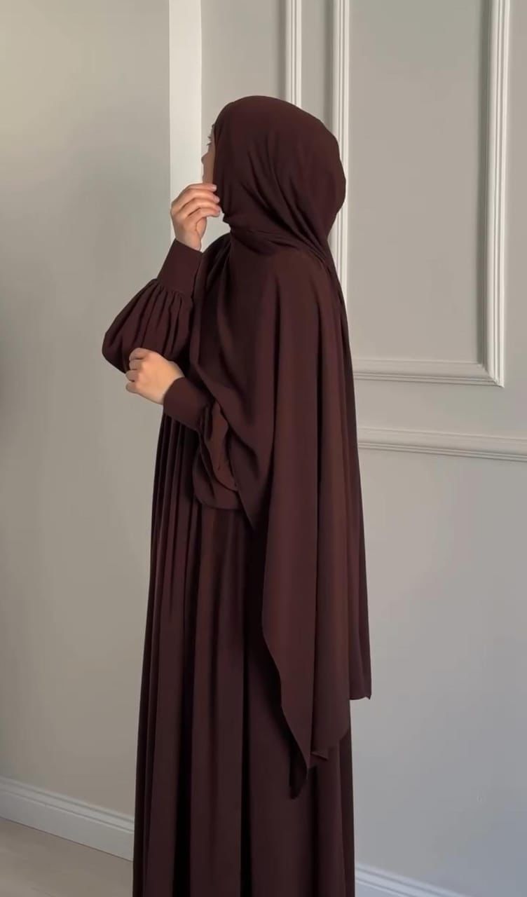 Chocolaty Elegant Brown Abaya
With Stoller