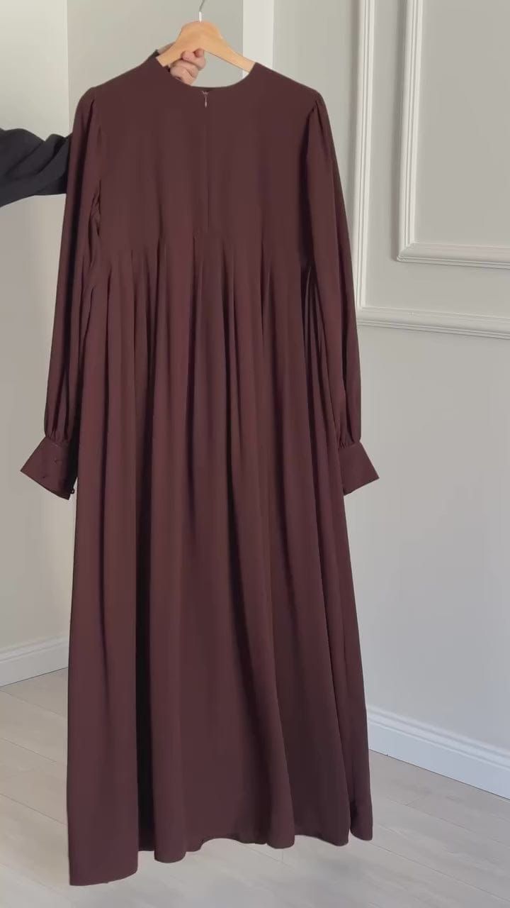 Chocolaty Elegant Brown Abaya
With Stoller