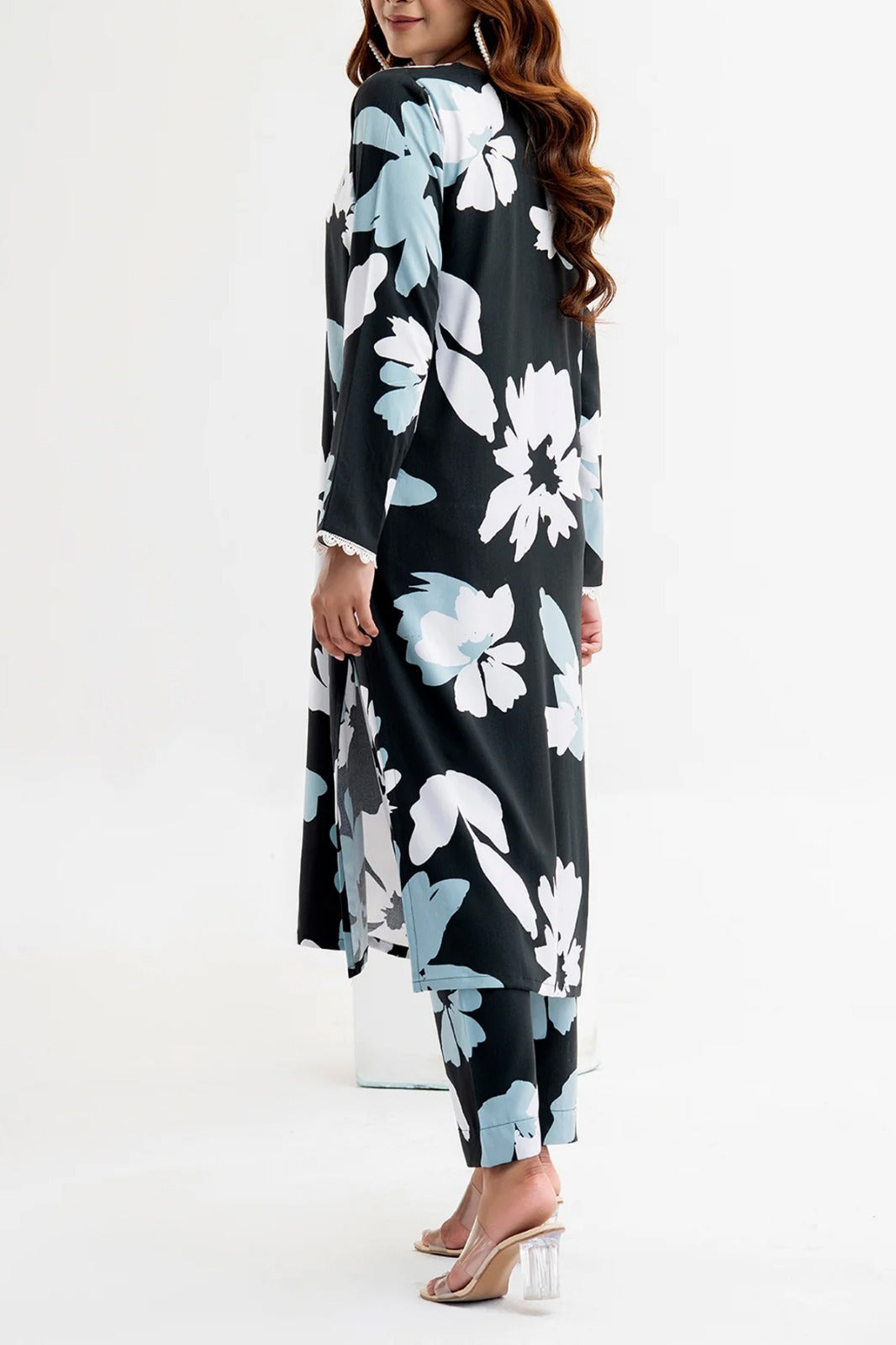 Stitched 2 Piece Printed Shirt & Printed Trouser