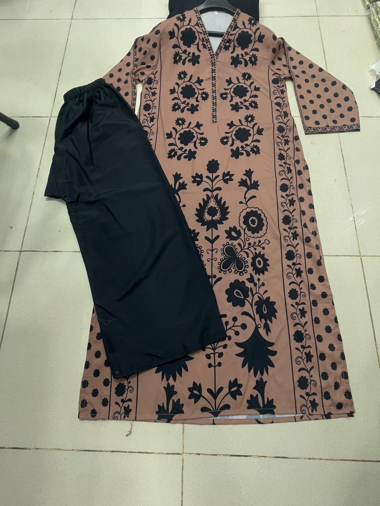 Chandni Bagh Long Dress 2PCs