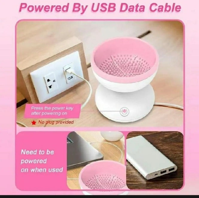 Electric Makeup Brush Cleaner – USB Portable