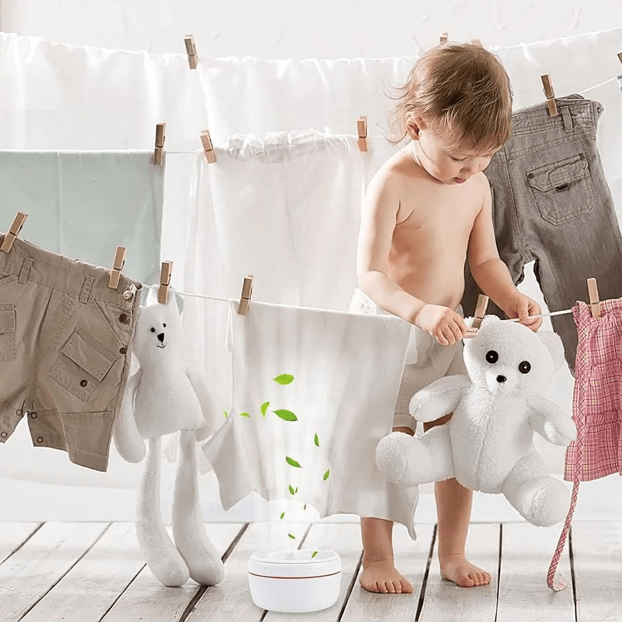 Mini Washing Machine for Baby Clothes and Travel – 3-in-1 Turbo Washer