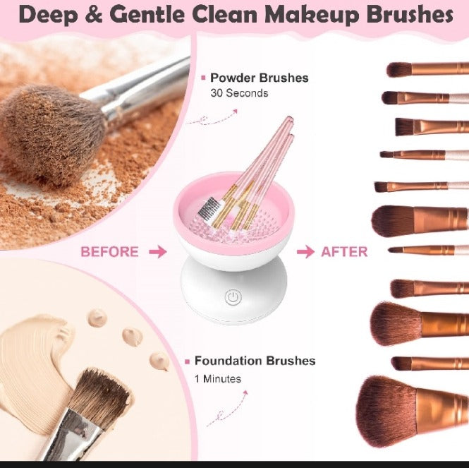 Electric Makeup Brush Cleaner – USB Portable