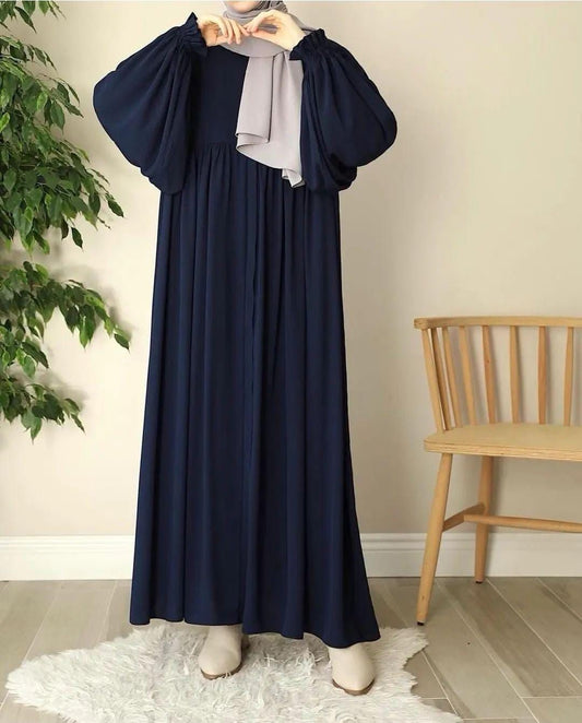 Blue Roman Abaya With Stoller