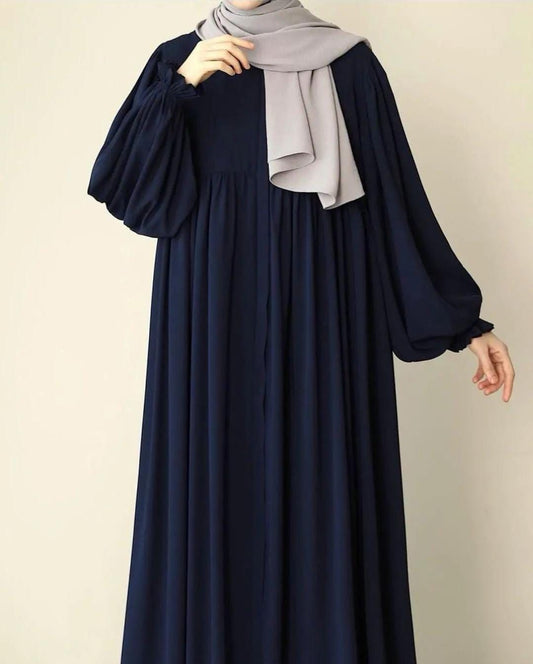 Blue Roman Abaya With Stoller