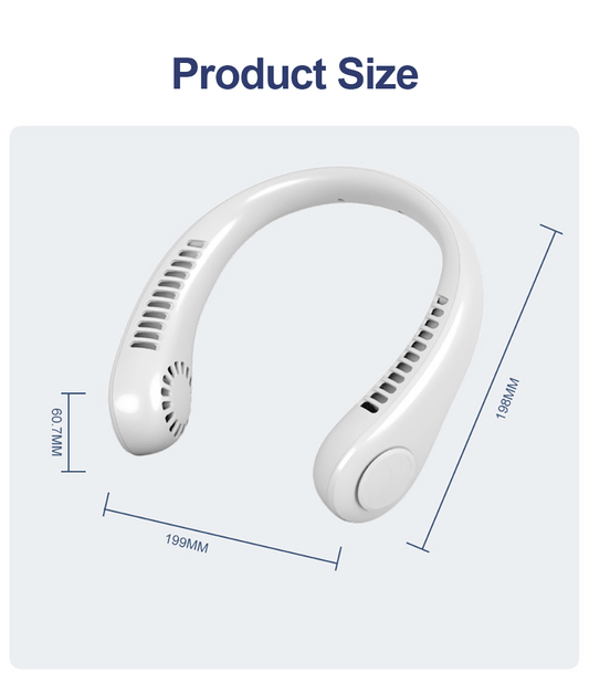 Ultimate Portable Bladeless Neck Fan 2025